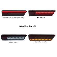 Load image into Gallery viewer, Enduro Series LED Tail Lights | ( Pair ) Black
